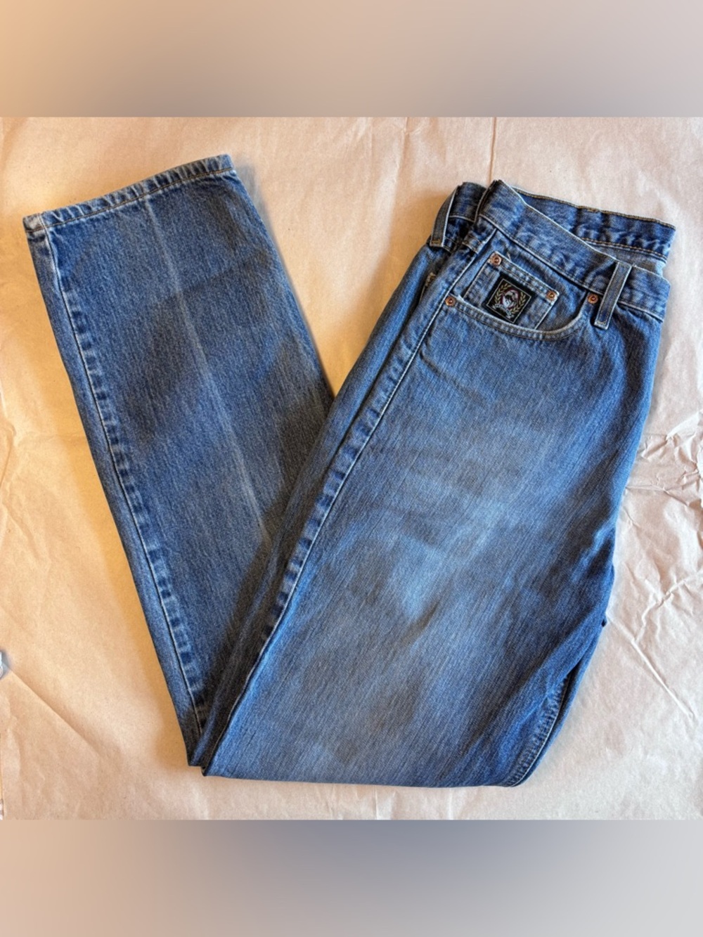 CINCH Black Label 34 x 36 100% Cotton Western Jeans in GUC